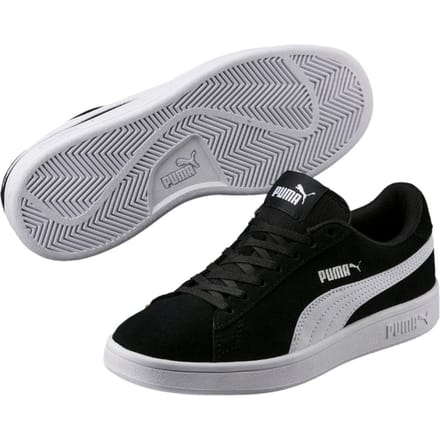 PUMA Smash v2 SD Jr Kinderen Sneakers - Puma Black-Puma White