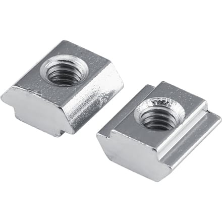 Vernikkeld koolstofstaal schuif T-sleufmoer voor aluminium profielaccessoires (EU30 M6)