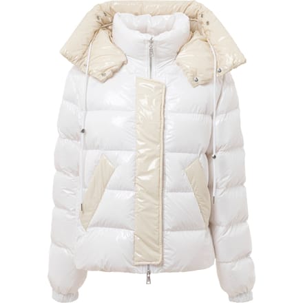 Down jacket met uitneembare capuchon Add