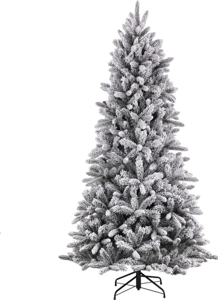 Black Box Trees Snowdon Kunst Kerstboom met Sneeuw - Kunstkerstboom H155 x Ø102 cm - Groen Frosted