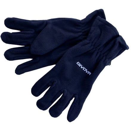 Givova marineblauwe fleecehandschoenen - UNI