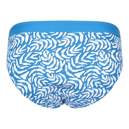 Mountain Warehouse Dames/Dames Ocean Notion Leaf Print Bikinibroekje (Blauw)