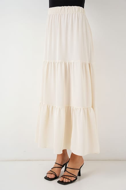 Gestructureerde Maxi Rok