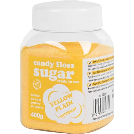 GSG24 - Suiker voor Suikerspin - Geel - Natuurlijk Aroma - 400g