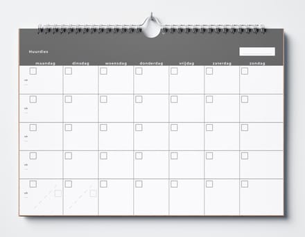 Huurdies Planner - 18 maanden - Tijdloos - A4+