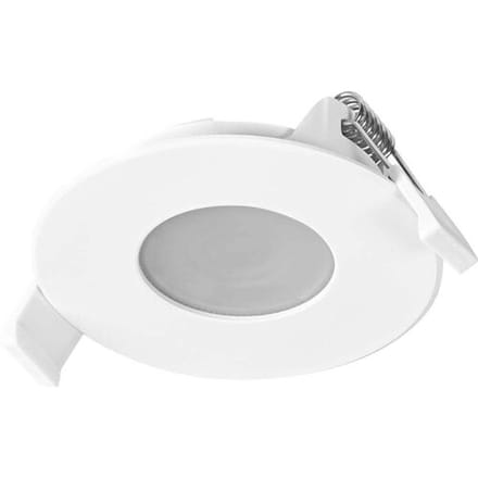 OSRAM Spot Set LED inbouwspot, 4,9W, 200lm, 2700K, Ø85mm plafondspot, 120°, wit, aluminium, warm wit, set van 3