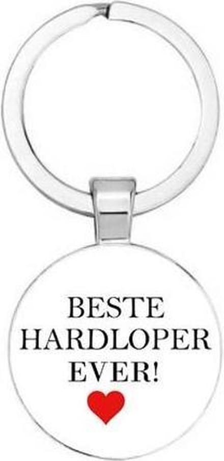 Akyol - de beste hardloper Sleutelhanger - Hardlopen - de echte hardloop fanaten - hardlopen - lopen -atlethiek - 2,5 x 2,5 CM