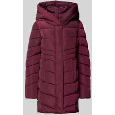 Tom Tailor - Pufferjas in 2-in-1-look - Maat M - bordeaux red
