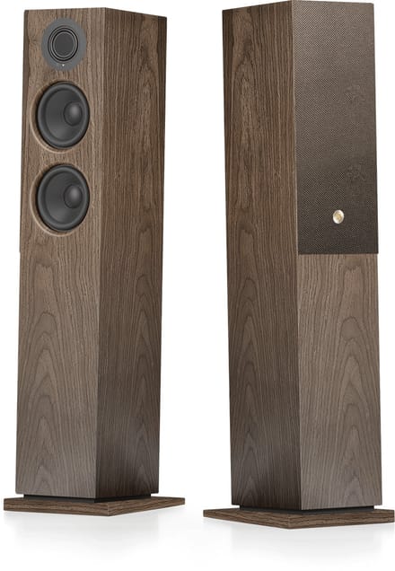 Audio Pro A48 W Smart Multiroom Actieve Vloerstaande Luidsprekers - Audio Pro Multiroom (Linkplay) - Ruimtecorrectie - 2x130W Speakers - Walnoot