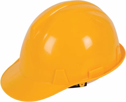 Silverline Veiligheidshelm - Verstelbaar Harnas - Geel - Lichtgewicht - EN397