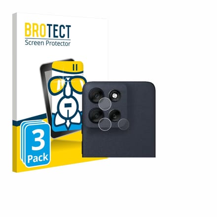 Screenprotector 3 Stuks voor Motorola Moto G56 (ALLEEN Camera Lens) Beschermglas transparant