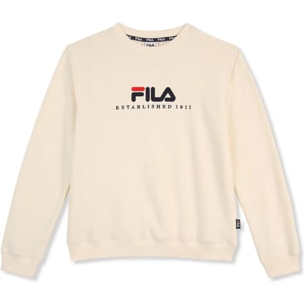 Kindertrui met ronde hals Fila Carisio Regular Logo