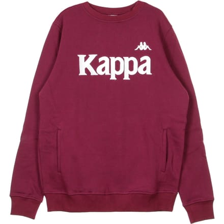 Authentiek Bzali herensweatshirt met ronde hals, violet/grijs zilver