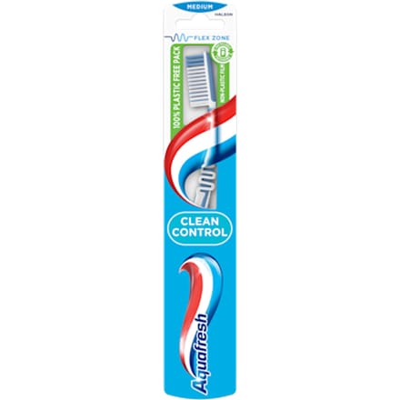 Aquafresh - Tandenborstel - Clean Control - Medium - Grondige Reiniging - 1 Tandenborstel