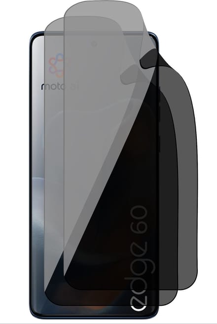 Privacy Screenprotector geschikt voor Motorola Edge 60 - 2x FlexGuard Screen Protector