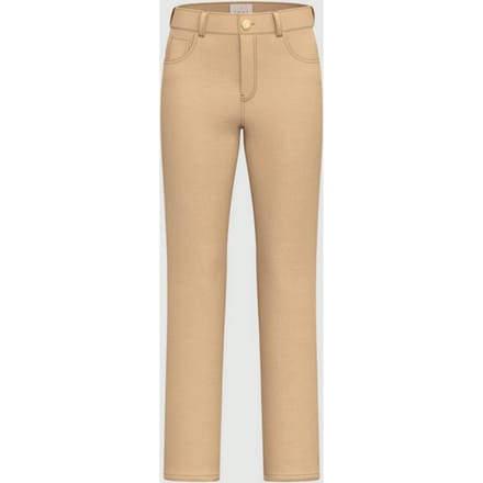 korte broek vrouw beige