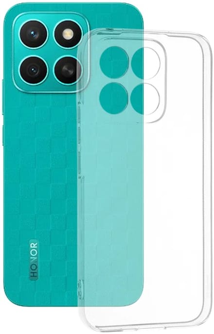 Hoesje geschikt voor HONOR X8c - Techsuit Clear Silicone Back Cover - Transparant