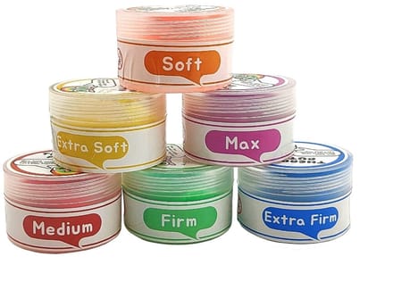 Sensory Tactile Theraputty – Set van 6 Kleuren & Hardheden – Hand- & Vingertrainer bij Artritis & Revalidatie