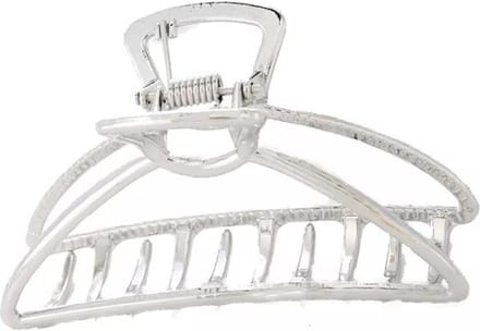 Emilie collection - haarklem - zilver - geometrisch - metaal