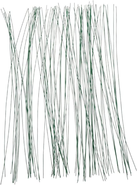 Bloemendraad - Binddraad bloemen - Bloemschikken - Realistische groene coating - 100 stuks - Groen