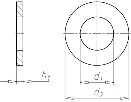 Wurth - DIN 9021 polyamide - Afdichtschijf met grote buitendiameter DIN 9021 polyamide - x 50 st