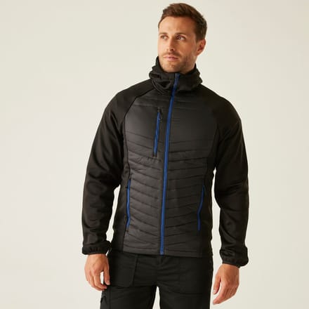 Gevulde Jas Hiking Heren Nagate Hybrid Jacket