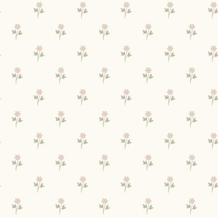 Boråstapeter Vliesbehang 6973 - Österlen - Botanisch Roze - 53cm x 10.05m