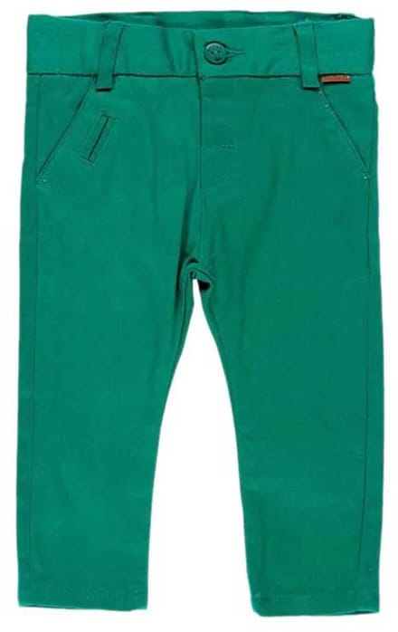 Boboli Stretch Twill Broek Groen 9 Months Jongens