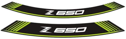 Puig Special Kawasaki Z650 Velgstrip Groen
