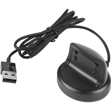 Station de charge magnétique USB pour montre connectée Samsung Gear Fit2 SMR360 blanc