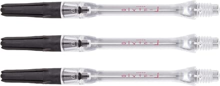 Dart Shafts - Spinner Shafts - Stil Darten - Stille Rotatie - Set van 3 - Transparant