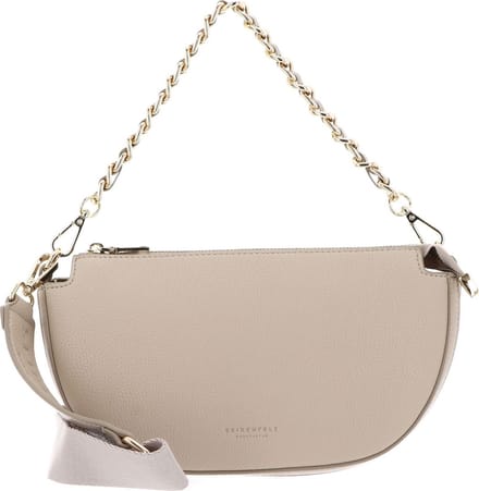 SEIDENFELT MANUFAKTUR Schoudertas Bjuv Halfmoon Bag Oat Milk / Gold Beige