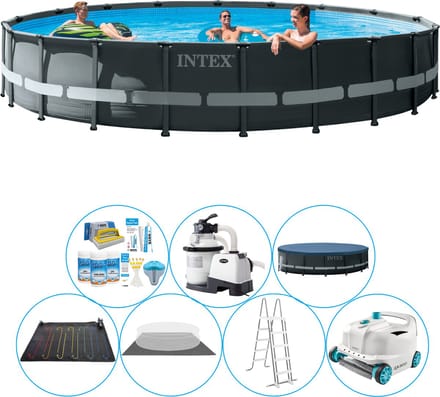 Ultra XTR Frame Rond 610x122 cm - Zwembad Combi Deal