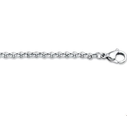 Stalen Collier jasseron 3 6502730 50 cm
