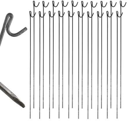 Stalen Hekpennen 1150mm x 8mm - Non-Galvanized (20 Stuks)