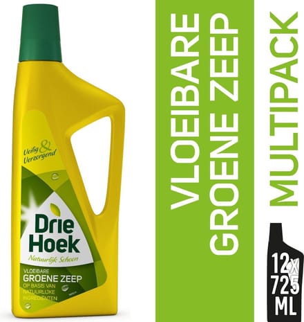 Driehoek Vloeibare Zeep  - 12 x 725 ml per fles