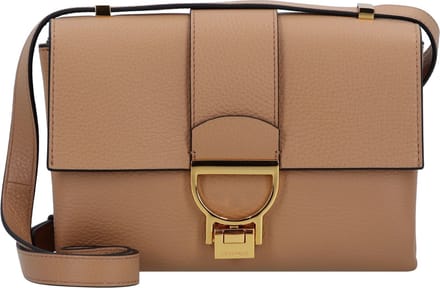 COCCINELLE Leren Schoudertas Arlettis Handbag Skin Lichtbruin
