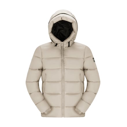 Heren Jas winter met Ballin Est. 2013 Jacket Giorgio Print - Beige - Maat L