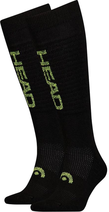Unisex skisokken beginner logo – Black Combo – 31-34