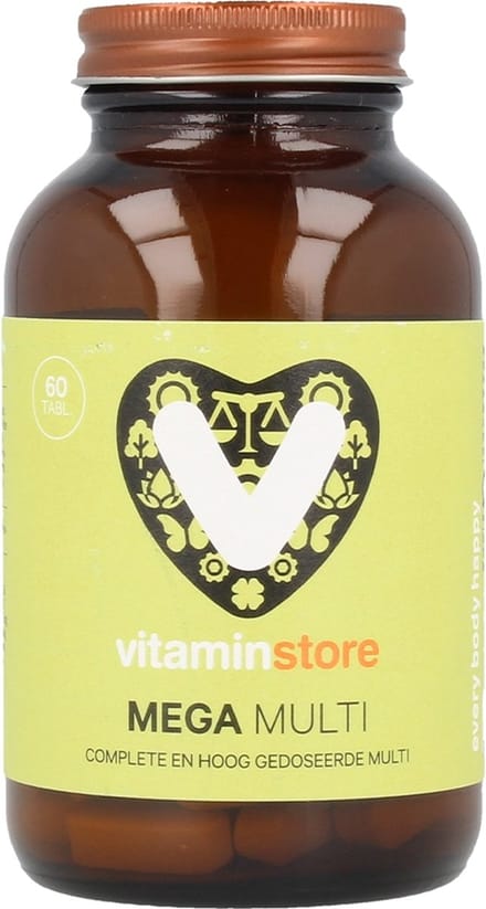 Vitaminstore - Mega Multi (multivitamine) - 60 tabletten