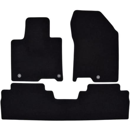 Tapis de sol - Hyundai - Santa Fe - 2018-2020 - 4 pièces - Velours imperméable - Antidérapant