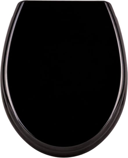 Toiletbril - Toiletdeksel - Stille Sluiting - Universele Pasvorm - 45x38cm - Zwart