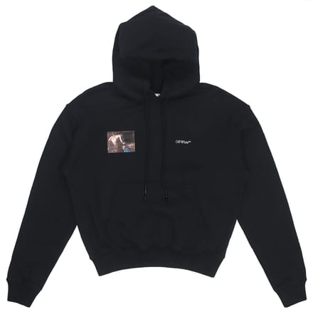 OFF WHITE Caravaggio Engel Over Hoodie OMBB037E20FLE0041010 M gray