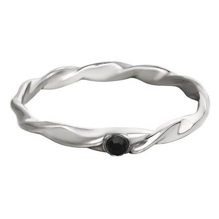 Yehwang ring Gedraaid zilver maat 16