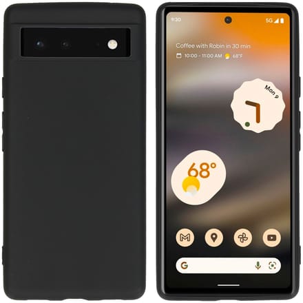 imoshion Hoesje - Geschikt voor Google Pixel 6a - Color Backcover - Zwart