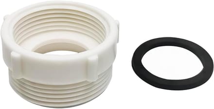 Adapter Verloopstuk 39mm naar 46mm voor Sifon Wastafel Aansluiting