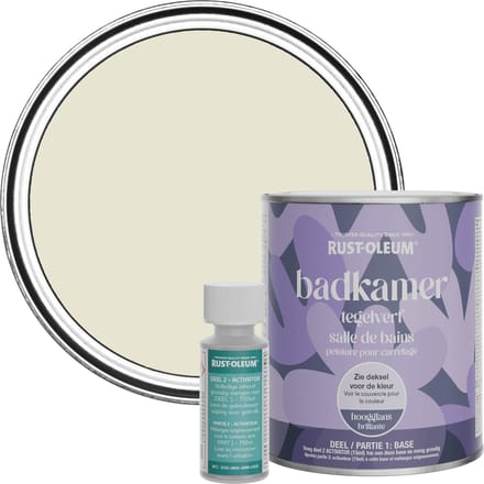 Rust-Oleum Grijs Badkamer Tegelverf Hoogglans - Oester 750ml