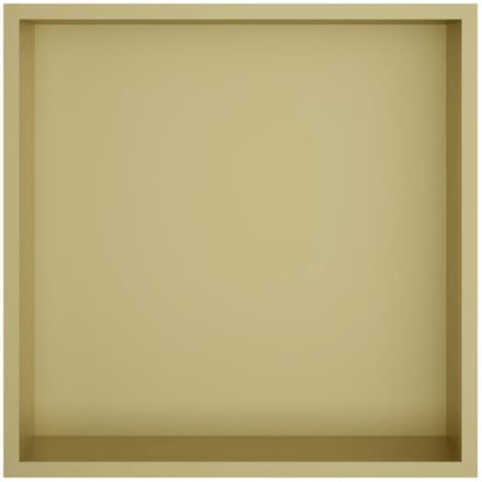 Hotbath &More Inbouwnis - 30 x 30 x 10 cm - Geborsteld Messing PVD