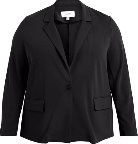 Vila Blazer Viloan L/s Fitted Blazer/su/cur - N 14082506 Black Dames Maat - 48