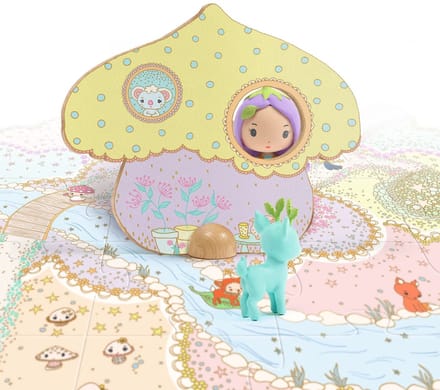 Djeco puzzel speelgoed Tinyly Puzzl'Up Lily 33 stukjes.
